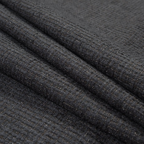 Onyx Checkered Polyester Chenille