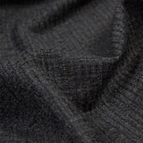 Onyx Checkered Polyester Chenille