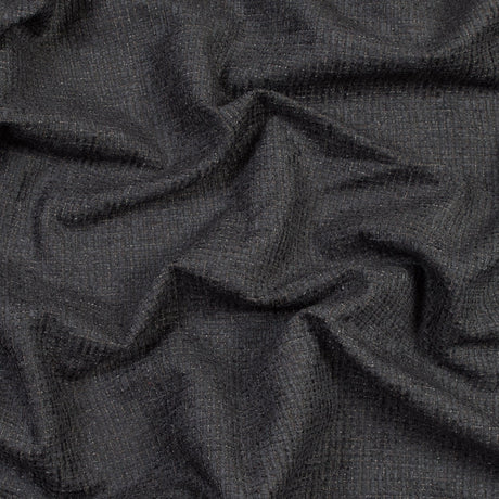 Onyx Checkered Polyester Chenille
