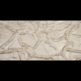 Beige Polyester Chenille with Metallic Gold Foil