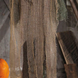 2 Ft Hanging Green Pumpkin Man Halloween Decoration