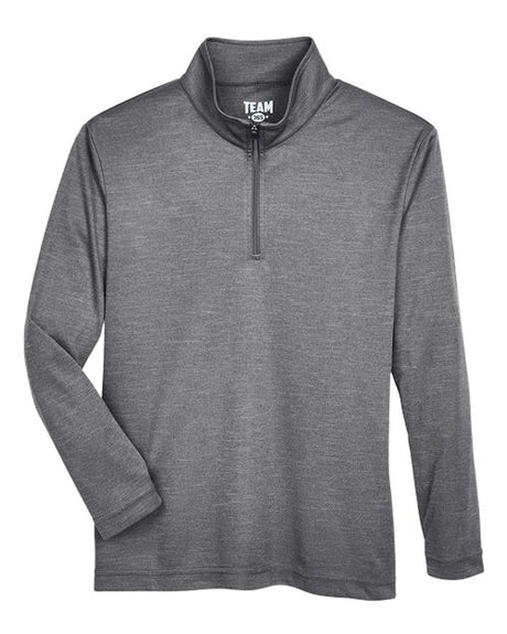 Youth Zone Sonic Heather Performance Quarter-Zip Pullover