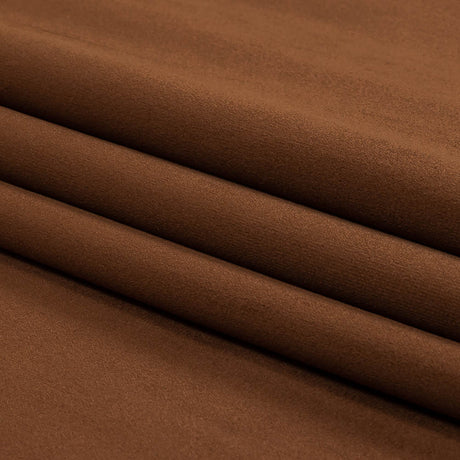 Umber Creamy Polyester Velvet