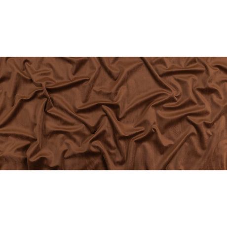 Umber Creamy Polyester Velvet