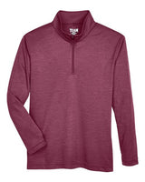 Youth Zone Sonic Heather Performance Quarter-Zip Pullover