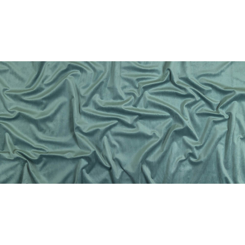 Lagoon Creamy Polyester Velvet