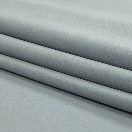 Sterling Creamy Polyester Velvet