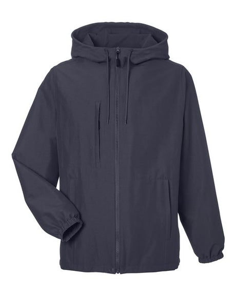 Harriton Unisex Flex Twill Hooded Jacket