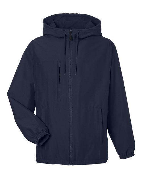 Harriton Unisex Flex Twill Hooded Jacket