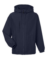 Harriton Unisex Flex Twill Hooded Jacket