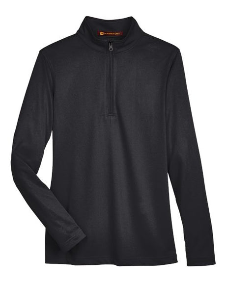 Harriton Women's Advantage Snag Protection Plus Quarter-Zip Pullover