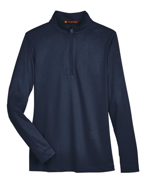 Harriton Women's Advantage Snag Protection Plus Quarter-Zip Pullover