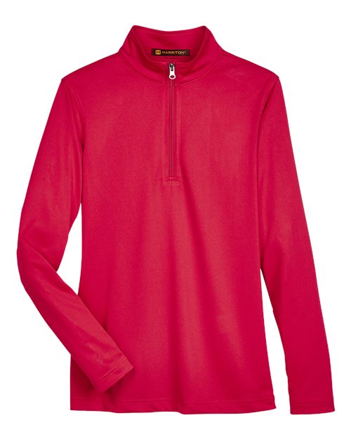 Harriton Women's Advantage Snag Protection Plus Quarter-Zip Pullover