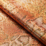 Snake Skin Polyester Spandex Fabric - Assorted Colors, Animal Snake Print, 58/60" Width (1 Yard)