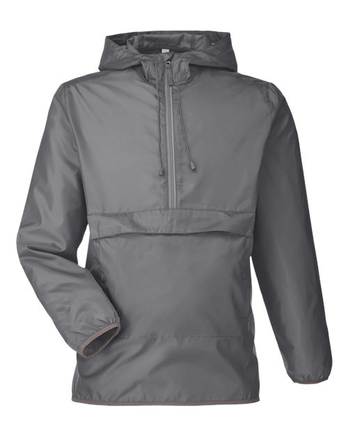Team 365 Unisex Zone Protect Packable Anorak Jacket