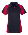 Harriton Women's Advantage Snag Protection Plus IL Colorblock Polo
