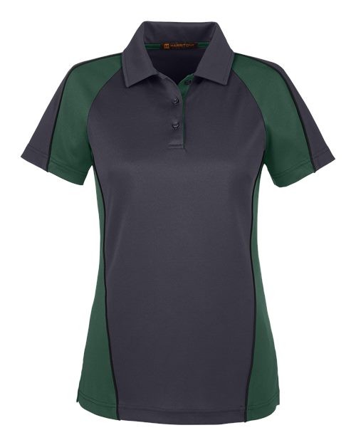 Harriton Women's Advantage Snag Protection Plus IL Colorblock Polo