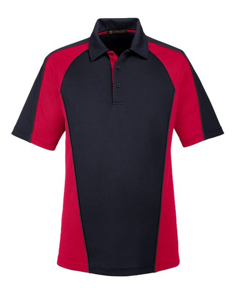 Harriton Men's Advantage Snag Protection Plus Colorblock Polo