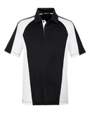 Harriton Men's Advantage Snag Protection Plus Colorblock Polo