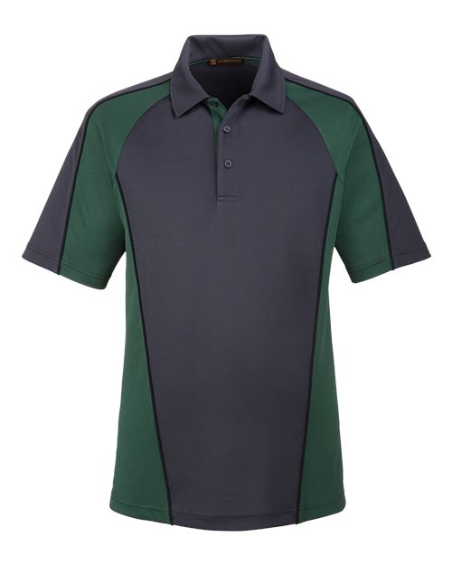 Harriton Men's Advantage Snag Protection Plus Colorblock Polo