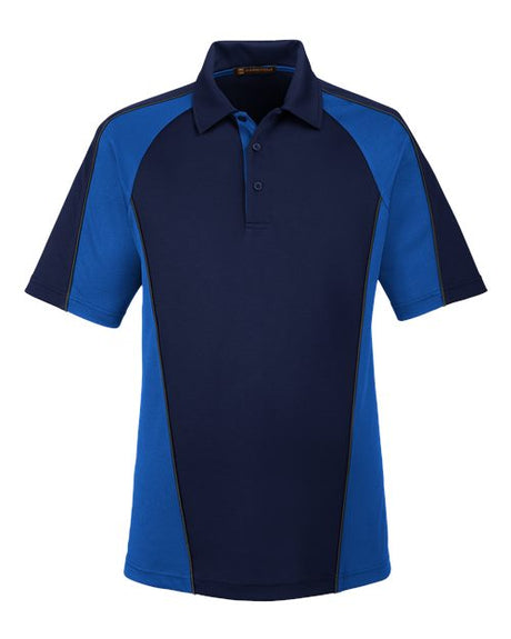 Harriton Men's Advantage Snag Protection Plus Colorblock Polo