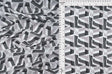 Wool Dobby Geometric Print Fabric
