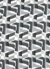 Wool Dobby Geometric Print Fabric