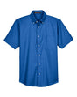Harriton Men's Oxford Short Sleeve Shirt with Stain-Release