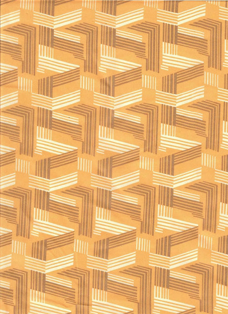 1 Yard Wool Dobby Geo Print Fabric, 57/58'' Wide 100% Polyester