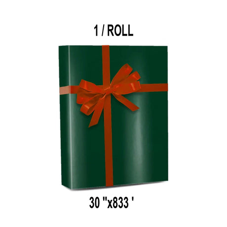 Sturdy Solid Gift Wrap 30" x 833' 60 lbs for Festive Occasions