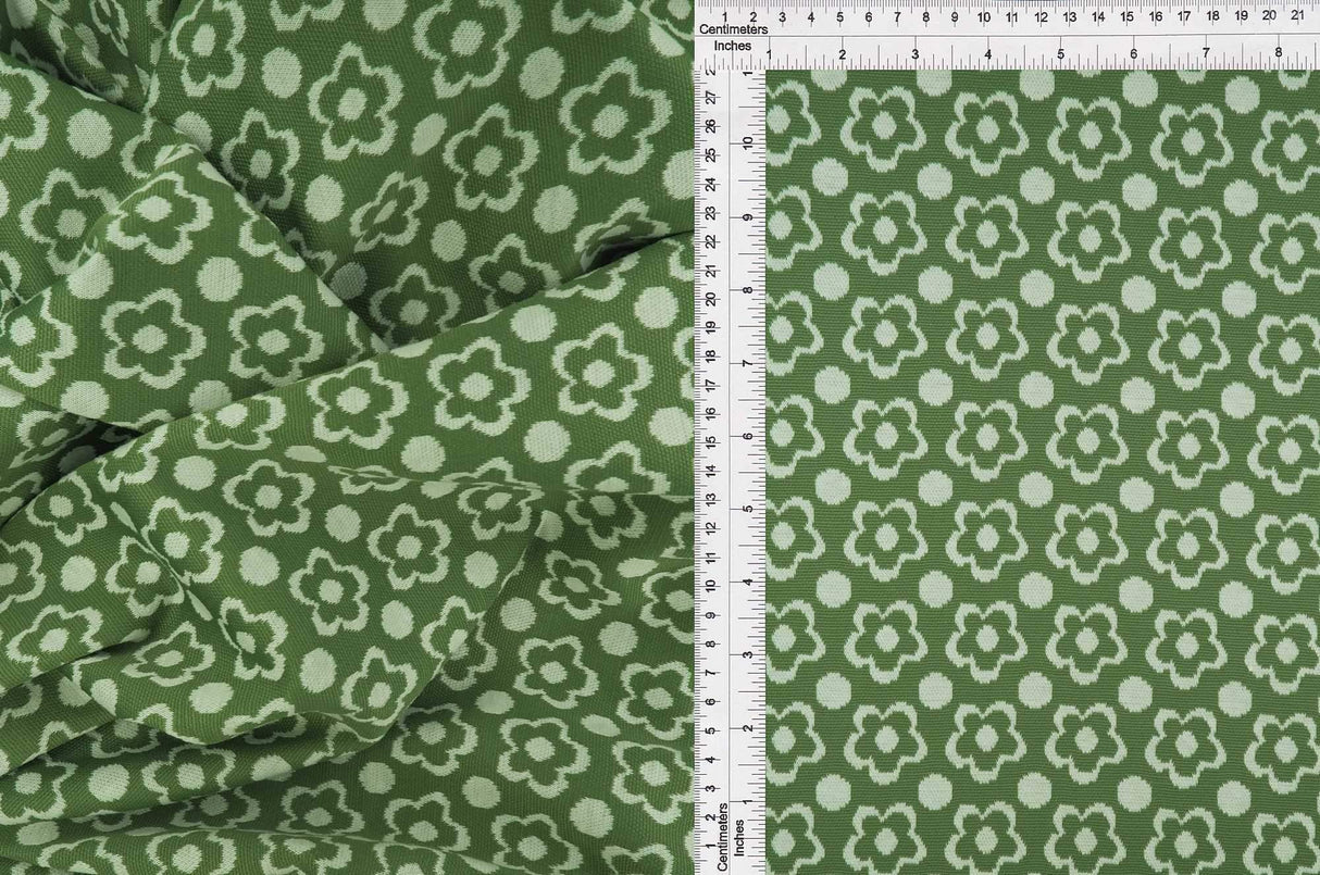 58/60" Double Knit Jacquard Geo Fabric 96% Polyester 4% Spandex 240 GSM by Yard