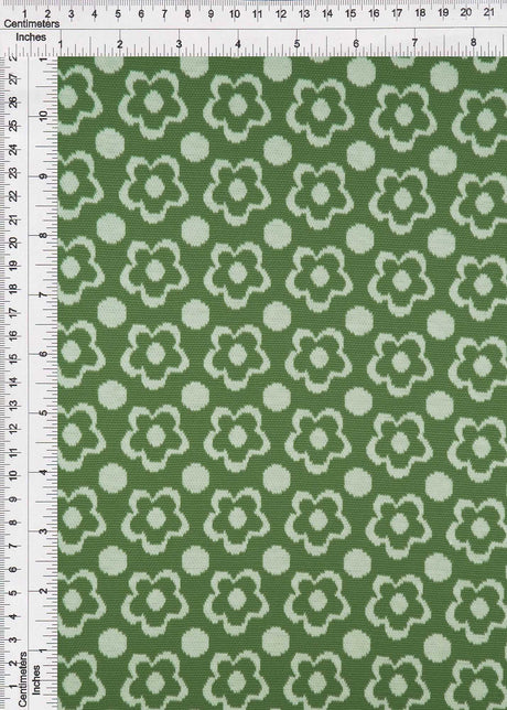 Double Knit Jacquard Flower Fabric Stretch Polyester Spandex 58/60 Inches Wide
