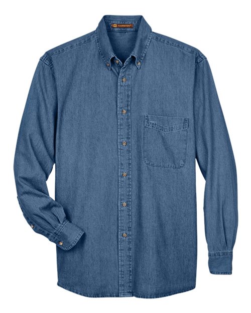 Harriton Men's Denim Shirt