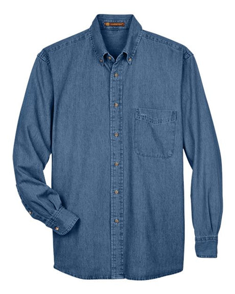 Harriton Men's Denim Shirt