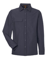 Harriton Unisex Flex Twill Overshirt Jacket