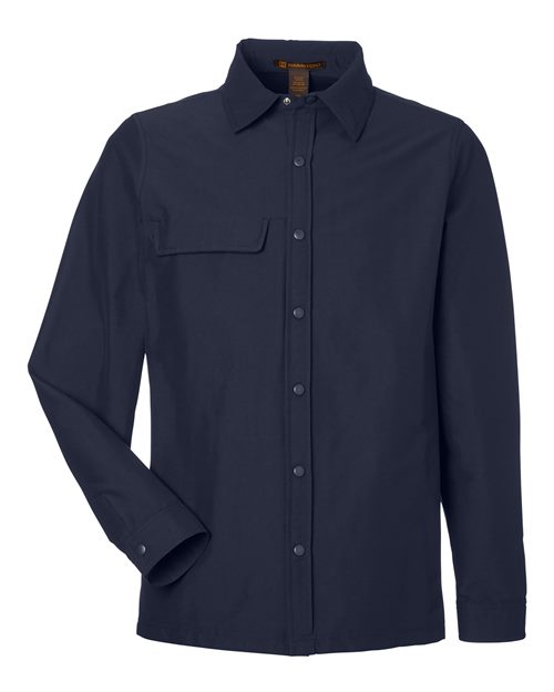 Harriton Unisex Flex Twill Overshirt Jacket