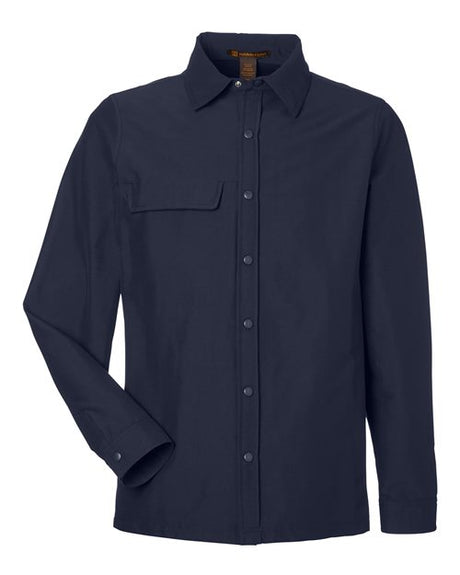 Harriton Unisex Flex Twill Overshirt Jacket