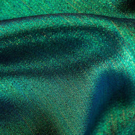 Polyester Lame - Metallic Green - Ellery Collection
