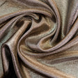 Polyester Lame - Metallic Pale Gold on Black - Ellery Collection
