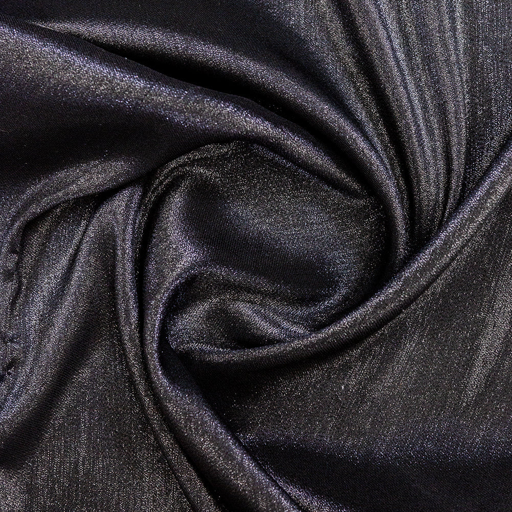 Polyester Lame - Metallic Black - Ellery Collection