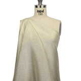 Metallic Polyester Lame - White and Gold - Glimmer Collection