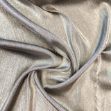 Polyester Lame - Metallic Silver on Black - Ellery Collection