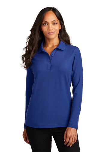 Girls Long Sleeve Knit Polo T-shirt | RADYAN®