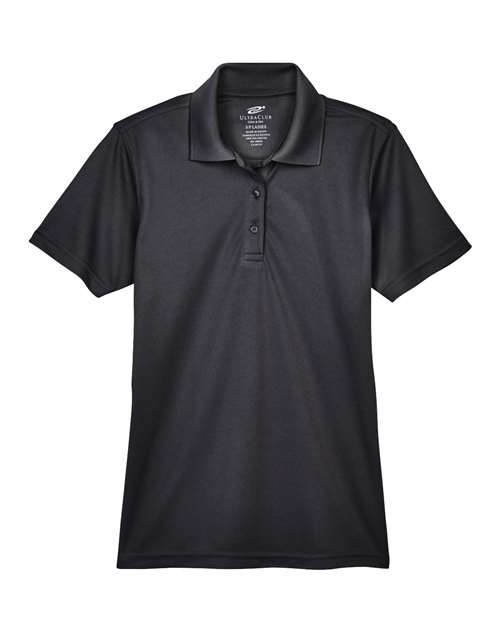 UltraClub Women's Cool & Dry Mesh Piqué Polo