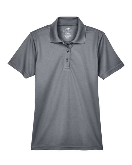 UltraClub Women's Cool & Dry Mesh Piqué Polo