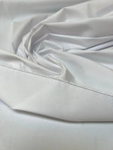 Viscose Elastane Plain Woven White