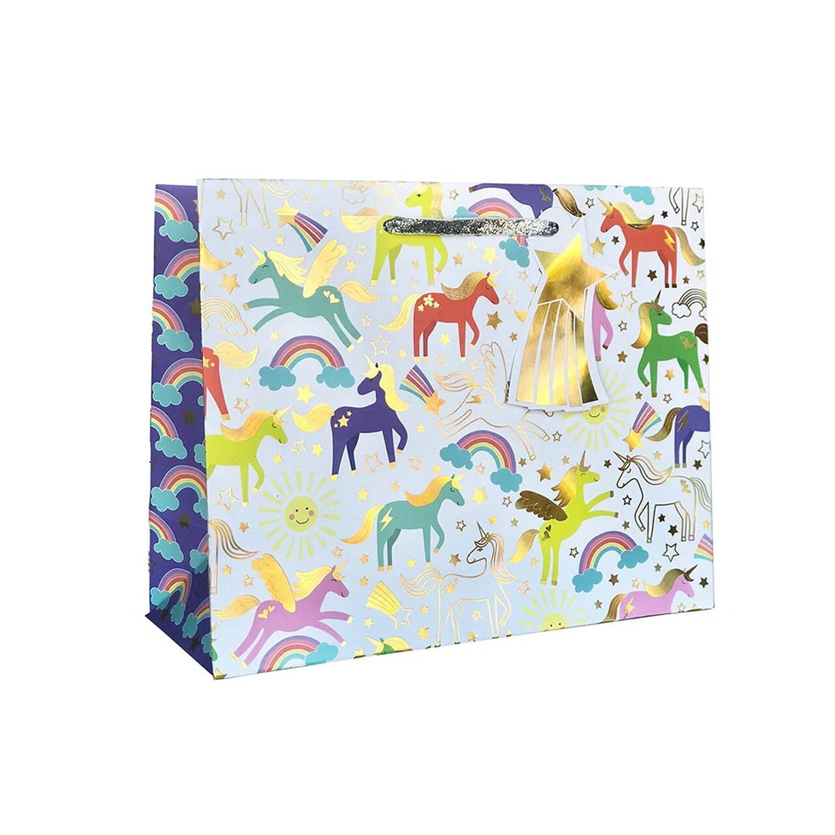 Trendy Patterned Gift Bags 10" x 5" x 12-1/2"
