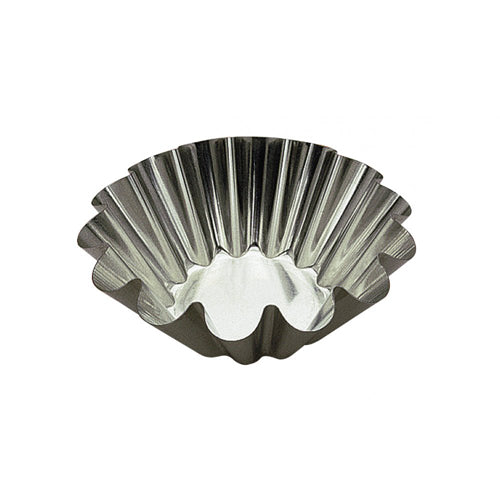 Gobel Tinned Steel Brioche Mold 7" Top Diameter