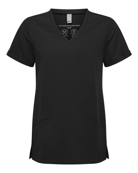 Onna Women's Invincible V-Neck Stretch Scrub Top