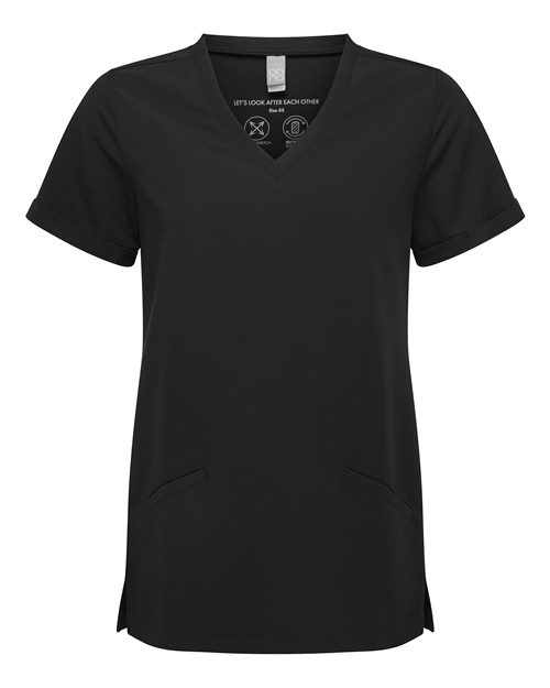 Onna Women's Invincible V-Neck Stretch Scrub Top